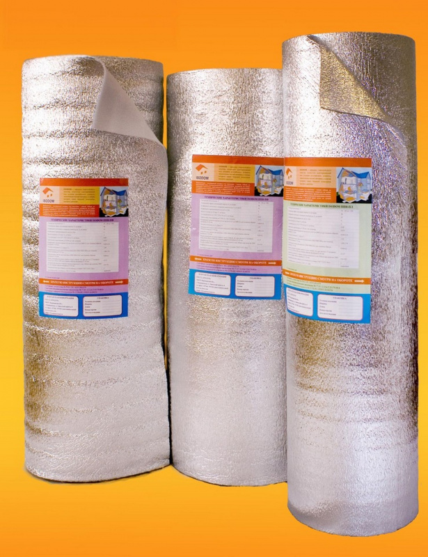 Подложка ПЛ  5мм 100*25 Вспененный Полиэтилен  + Лавсан(металлизированный) IzoDom от ООО "А Стиль" Новосибирск